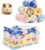 PETKNOWS 6PCS Guinea Pig Fleece Blankets, Washable Small Animal Fleece Bedding Cage Liners Absorbent Pet Pee Pad Sleep Mat Pad Cover for Hamster Ferret Rabbit Chinchilla Hedgehog