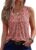 Zeagoo Womens Tank Tops Summer Sleeveless Loose Fit Tops V Neck Pleated Shirts Basic Tees Dressy Casual Trendy Clothes