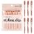 Kitsch Professional Alligator Clips for Hair Styling – 3.5″ Aluminum Hair Sectioning Clips for Salon & Makeup Application | Ideal Gifts for Women – Rose Gold, 6 Pcs