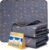 Sunheir Washable Pee Pads for Dogs , Thick Heavy Absorbency Reusable, Prevent Leakage, Waterproof , Non-Slip Pee Pads for Puppy Playpen, Crate, Whelping Box, Potty Training, Grey, 2 packs
