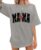 Womens Mama Shirt Cute Mom Life Tshirts Trendy Mama Letter Print Shirts Casual Short Sleeve Tops