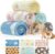 CUSOZWO Guinea Pig Bedding Mat – 6 Pack Fleece Soft Warm Small Animal Blankets for Rat Rabbit Hamster Chinchilla Hedgehog Lizard – Washable Small Pet Cage Liners Sleep Mat Bedding Accessories