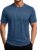 MAGCOMSEN Mens Workout Shirts Dry Fit Athletic Short Sleeve Tshirts Moisture Wicking Gym Running Performance Shirt