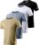 Holure Men’s Quick-Dry Sportswear T-Shirts,4/6 Pack Moisture Wicking Gym Tops for Training & Workout,Short Sleeve Tees