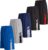 5 Pack: Men’s Dry-Fit Sweat Resistant Active Athletic Performance Shorts