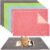 Barydat 8 Pcs Guinea Pig Cage Liner for Guinea Pig Cage Bedding Reusable Rabbit Mat Pad Washable Training Pad Animal Sleeping Bedding Mat(16×12”,Gray, Green, Pink, Blue)