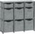Cube Storage Organizer with Storage Bins Included – The Perfect Closet Organizers and Storage Solution. Includes 9 Storage Cubes, Great For Toy Storage, Closet Storage, Clothes Storage (Grey)